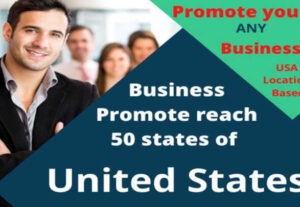 17743I will promote your business USA reach 50 states of peoples